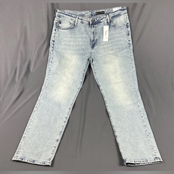 Ag Adriano Goldschmied Jeans Everett Slim Straight 40 x 32 High Point Blue